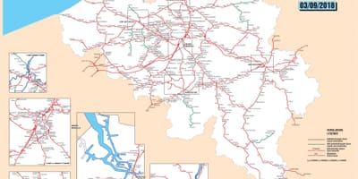 Belgio stazioni ferroviarie mappa